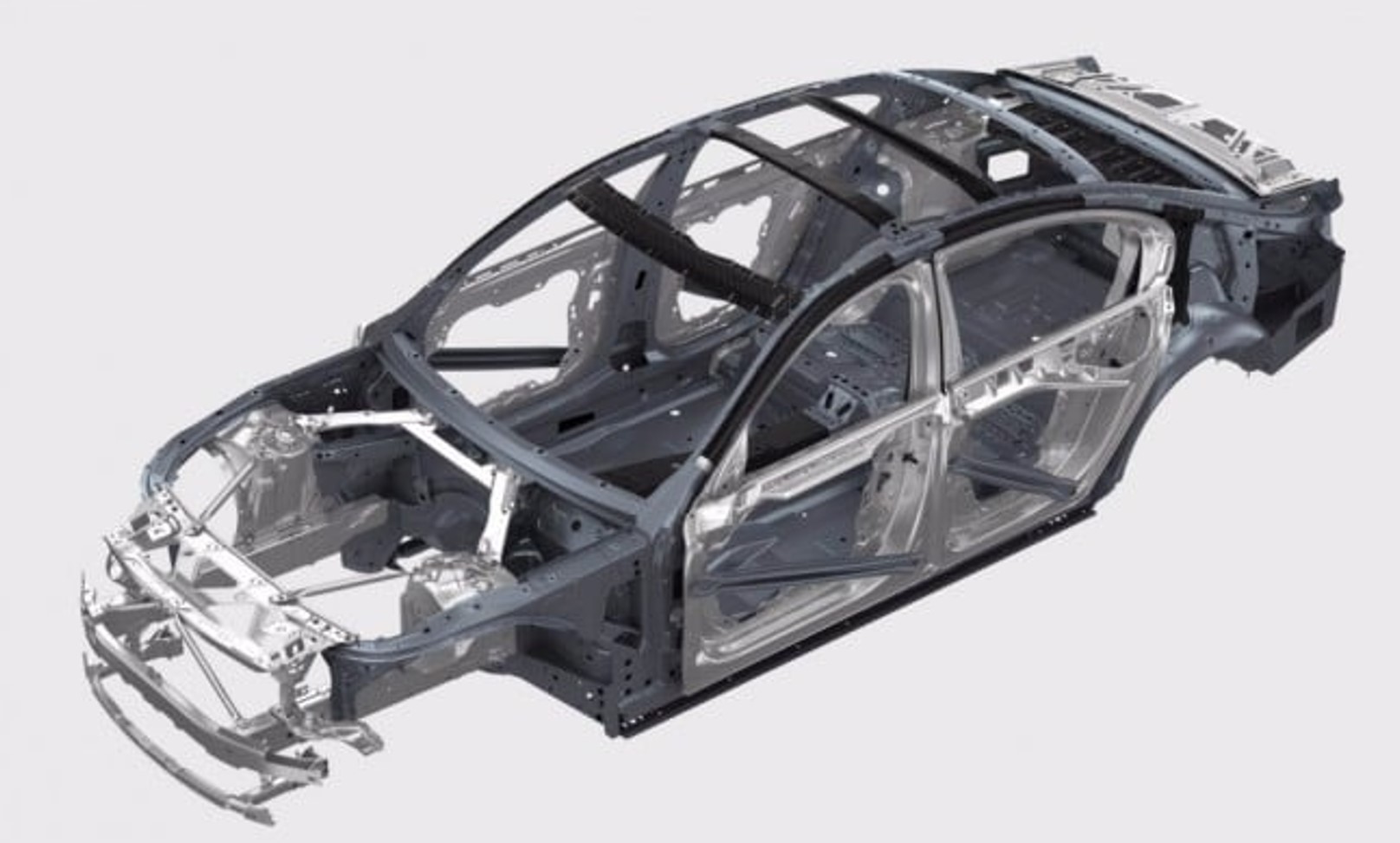 Explicación visual del chasis roadster